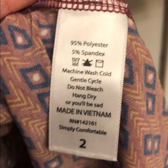 LulaRoe Little Girl Dress! Adeline SZ 2. New - Picture 5 of 8